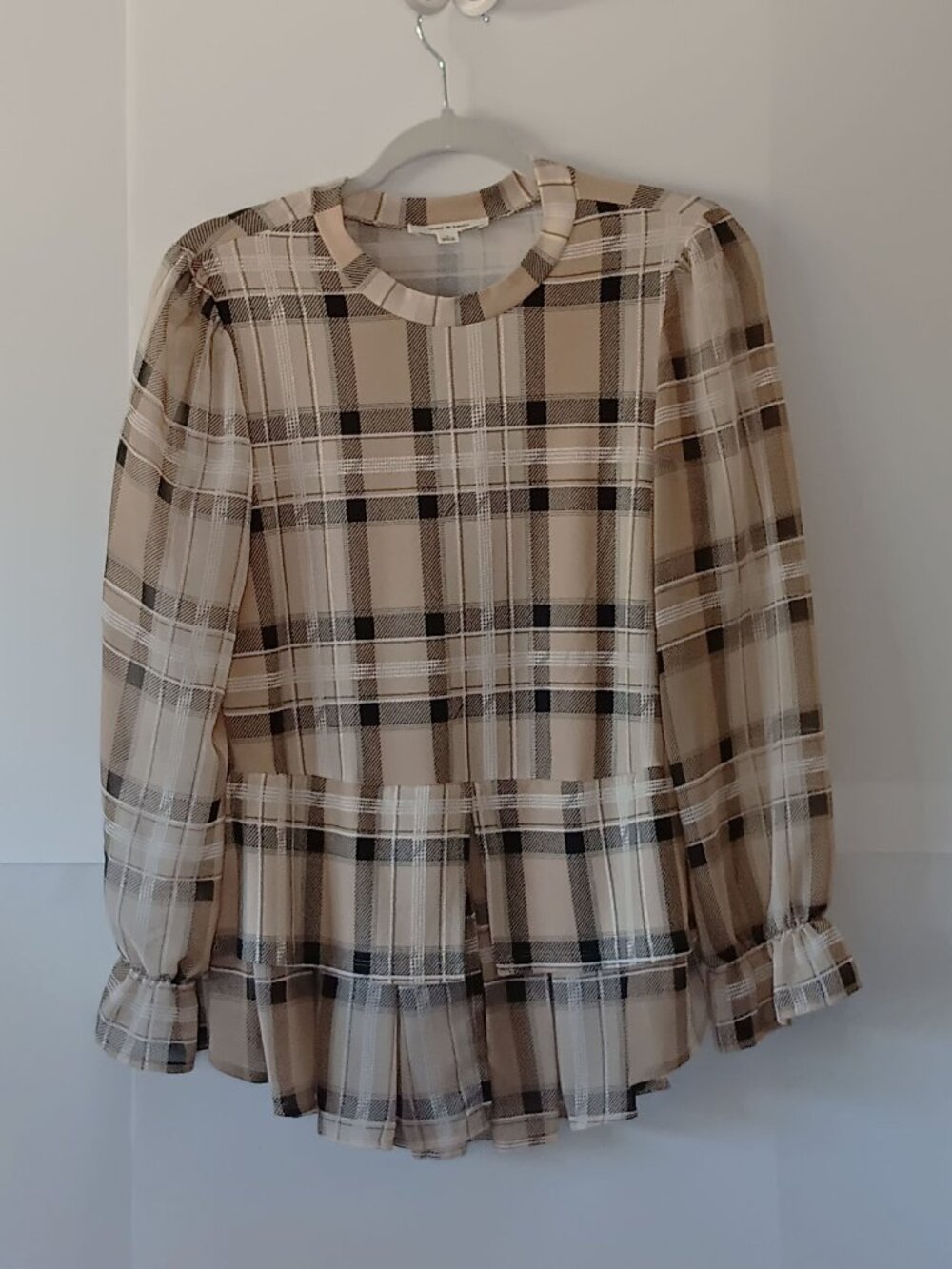 ZOEY & LEELO Plaid Skirted Tunic Size S
